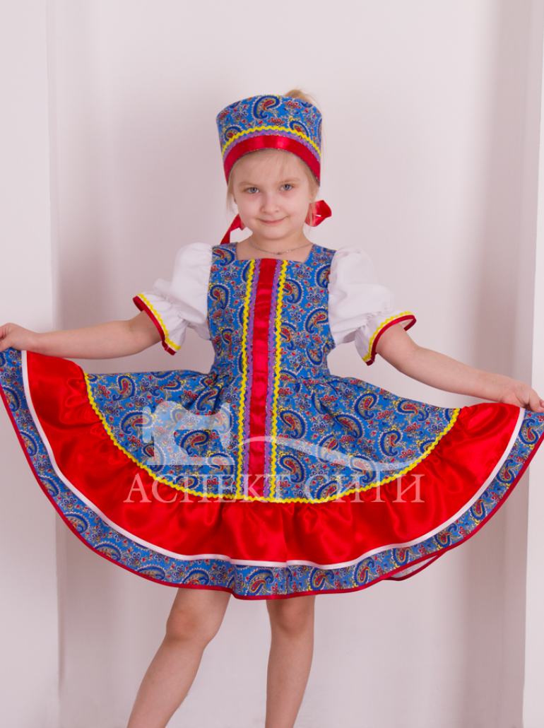 Детские народные платья